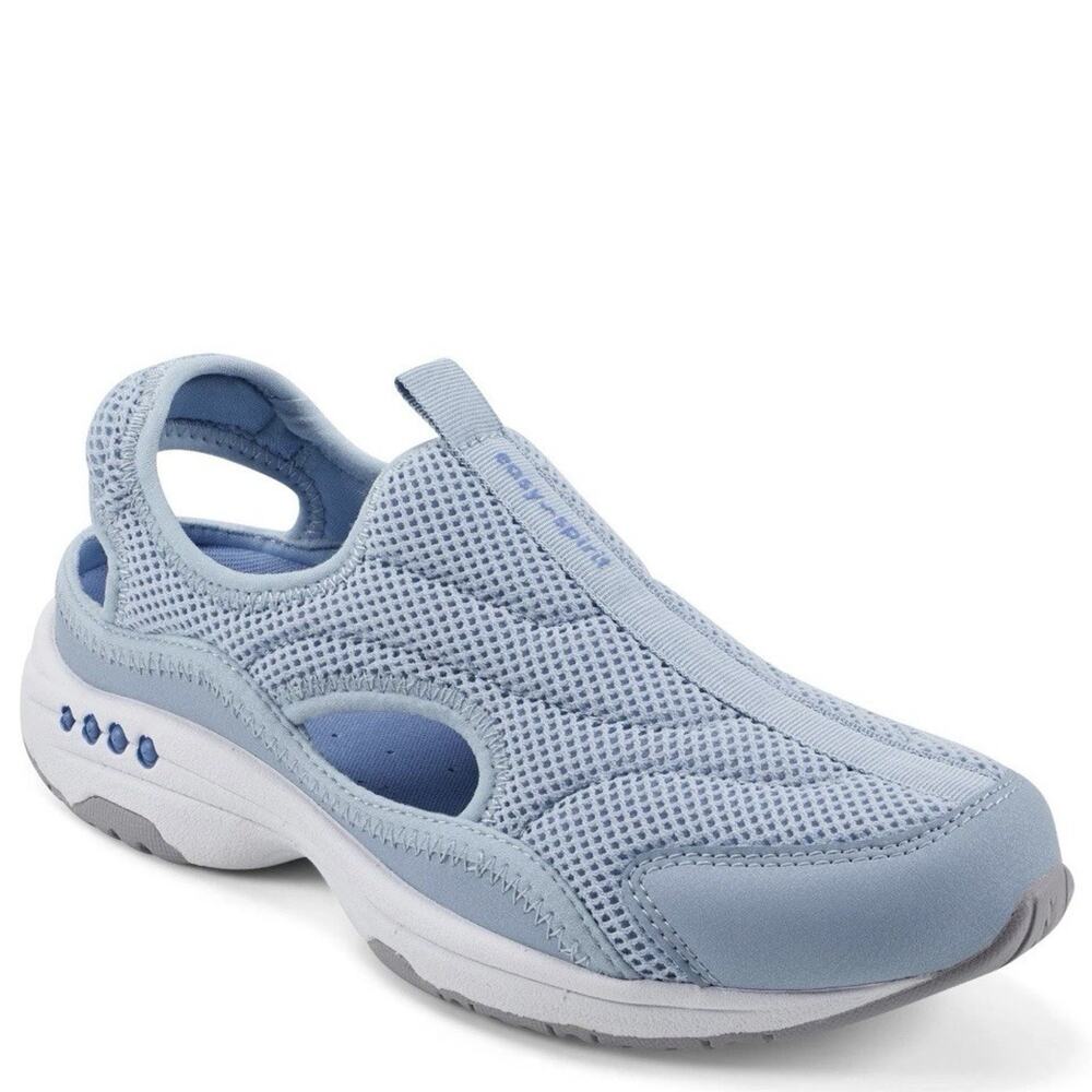 Easy Spirit Shoes Women's Trina 2 Sneakers Blue Mesh Slip On Round Toe SZ/8